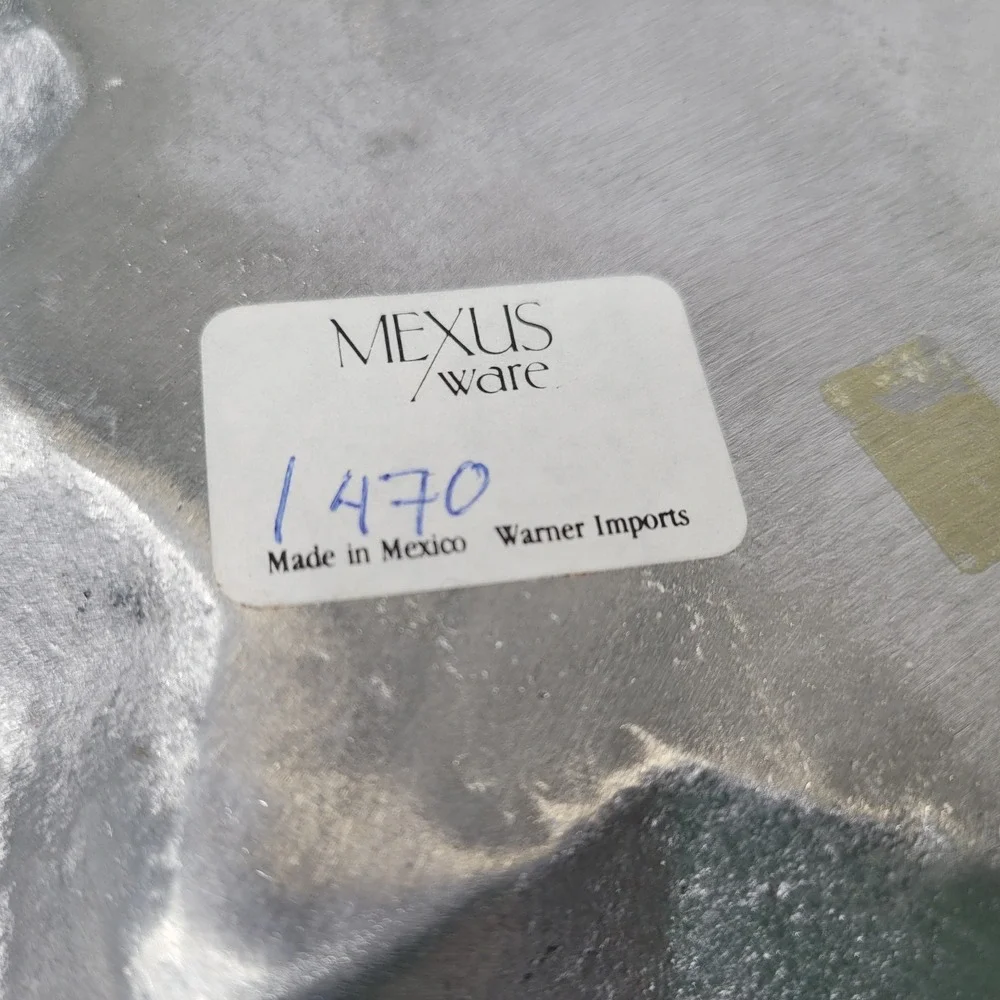 Mexus Ware Pewter Platter Tray 8